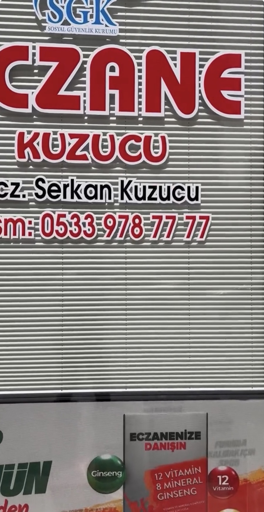 Kuzucu Eczanesi perde uygulaması, Gaziantep